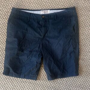 Original Penguin Men's Flat Front Navy Cotton Shorts 36